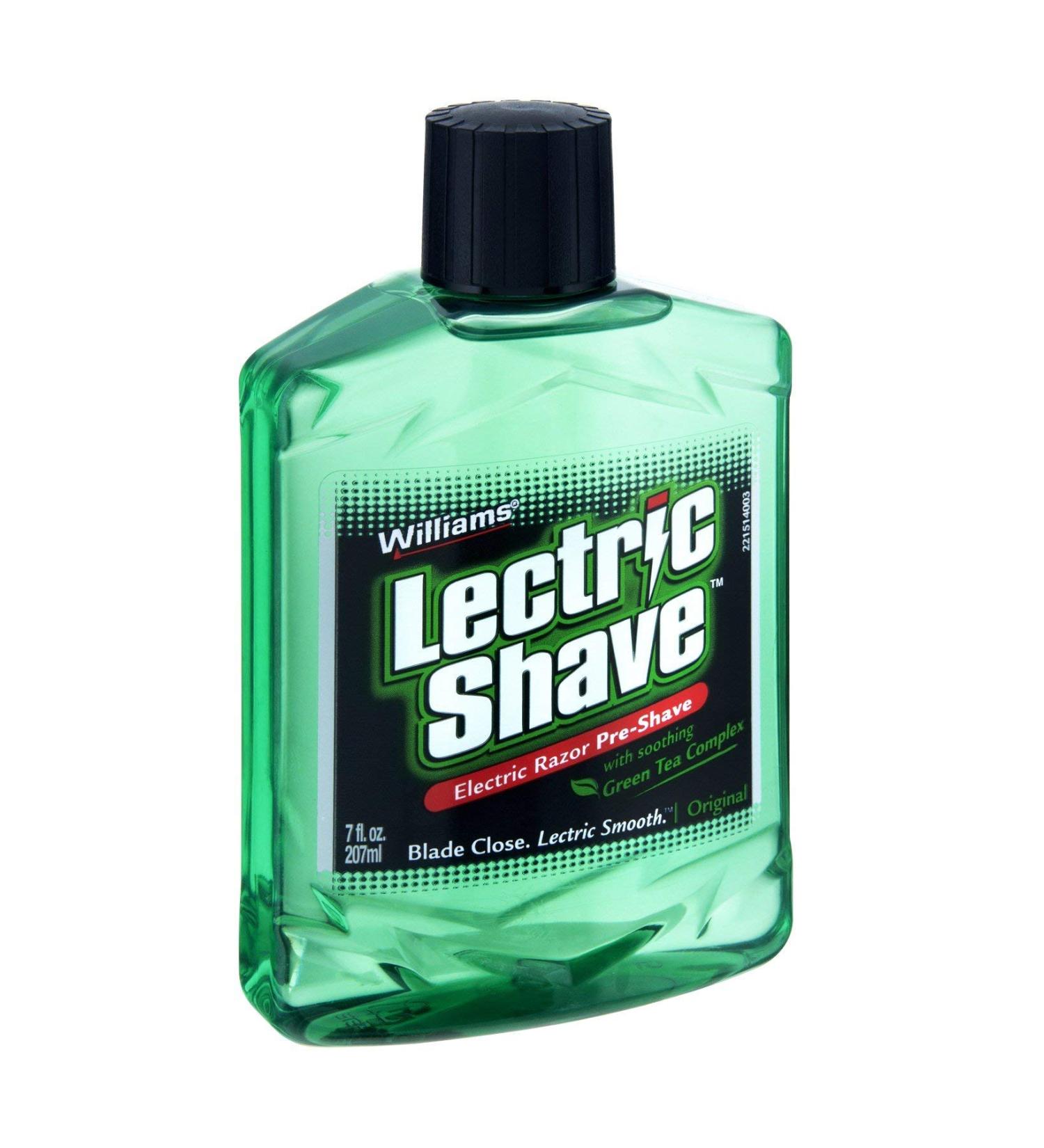 Williams Lectric Shave Electric Razor Original Pre-Shave 7 Oz