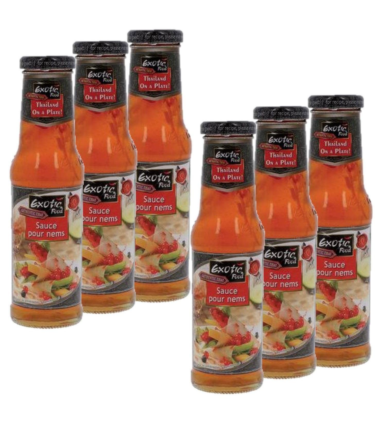 Exotic Food Pack of 6 Spring Roll Sauce - 250ml Bottle