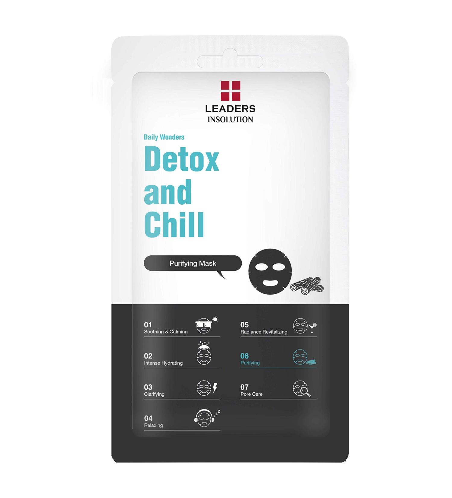  Leaders Insolution Leaders Mediu Daily Wonders Detox and Chill Purifying Mask 25 ml - Buy Online on GoSupps.com