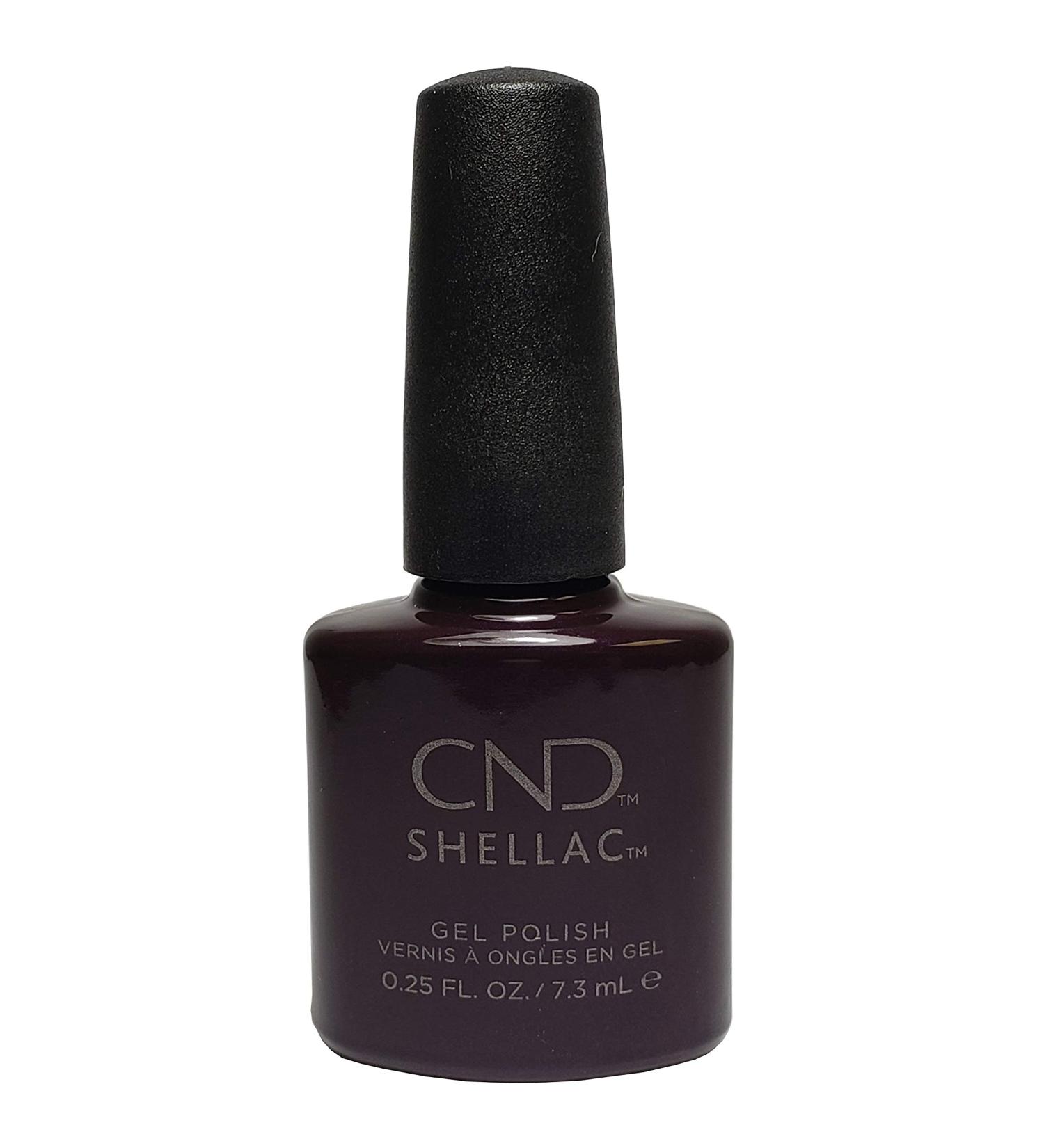 Cnd Shellac Plum Paisley