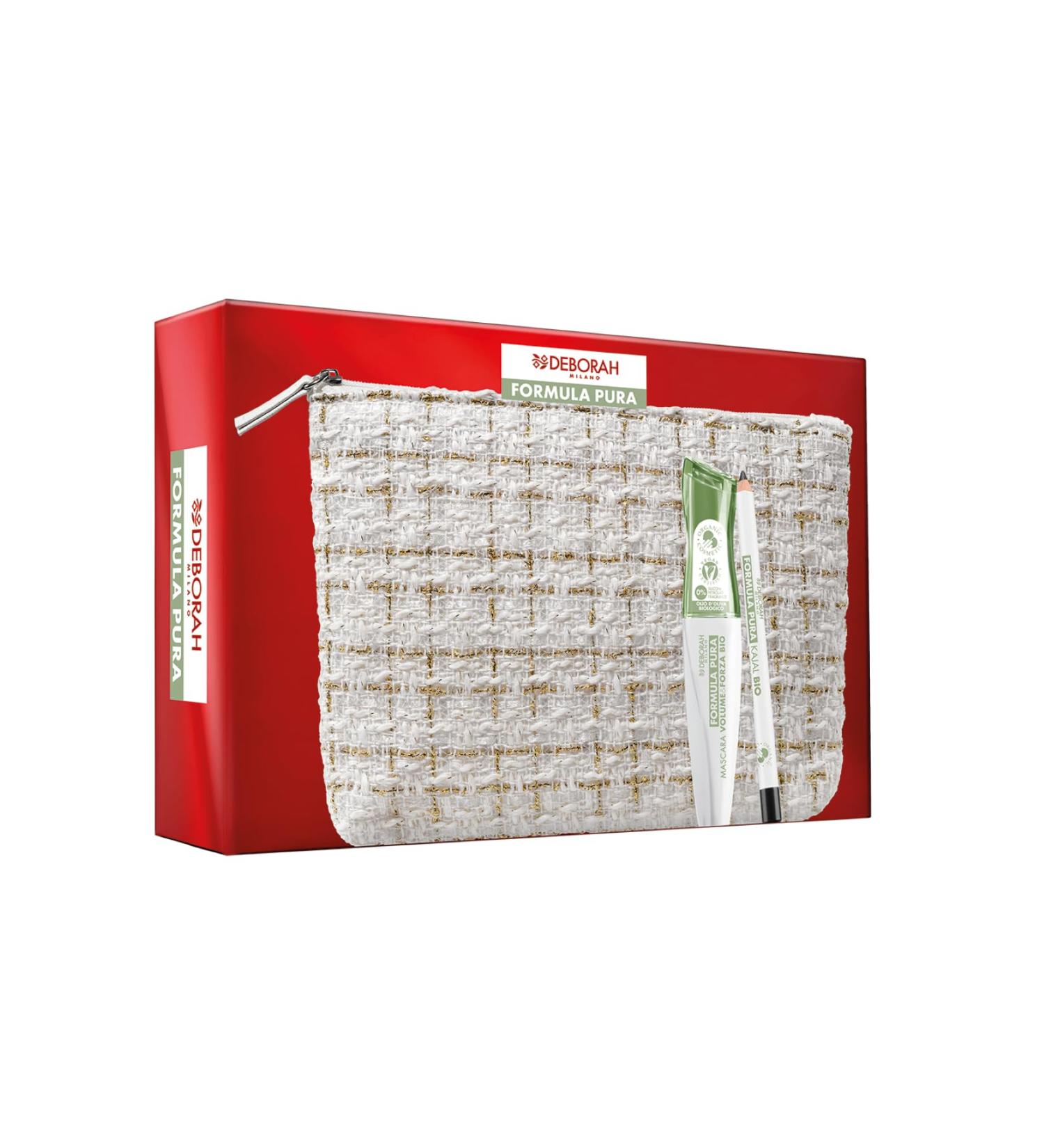  DEBORAH Deborah Milano - Gift Set for Women - Pure Formula - Organic Volume & Strength Mascara - Organic Kajal Pencil - Buy Online on GoSupps.com