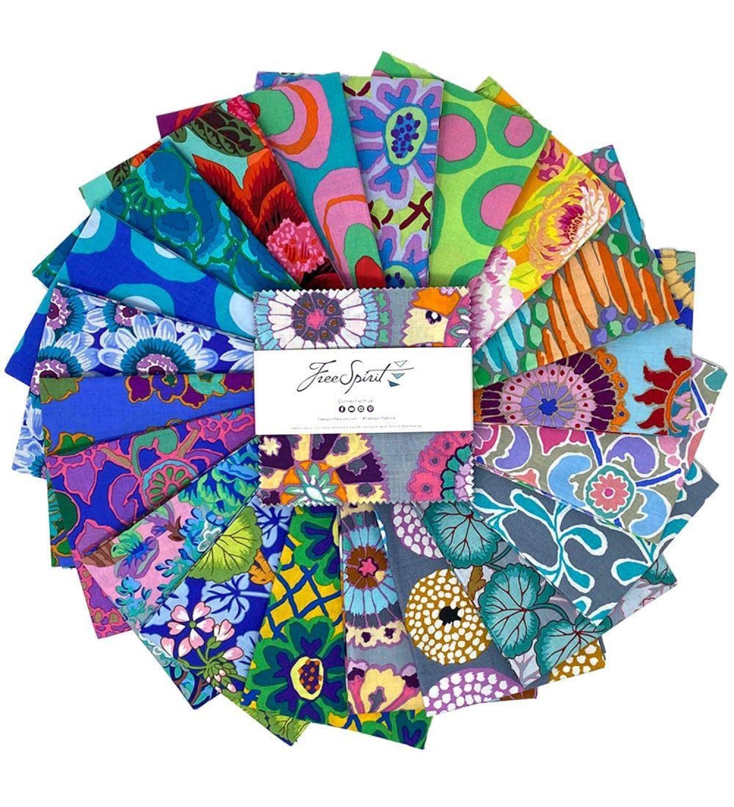 Kaffe Fassett Collective February 2023 Lighter Charm Pack 42 5-inch Squares Free Spirit