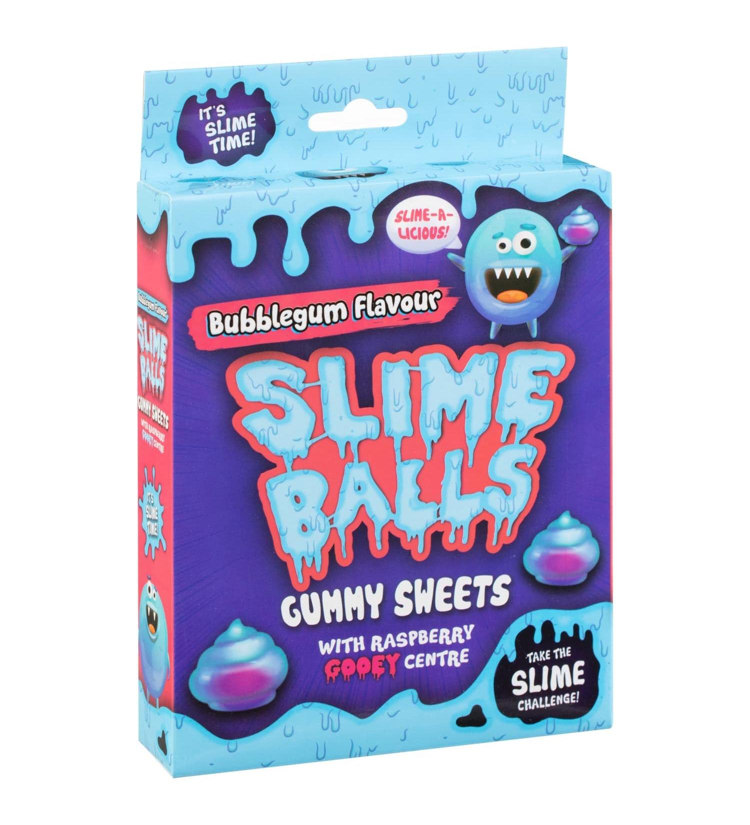 Gummy Sweets Slime Balls 90g - Bubblegum - Gummy Sweets Snot Balls 90g - Freshly Dropped Sticky And Sweet Gummies - Freshly Picked Sticky And Sweet Gummies - Taste Appeals To Candy Lovers Of All Age