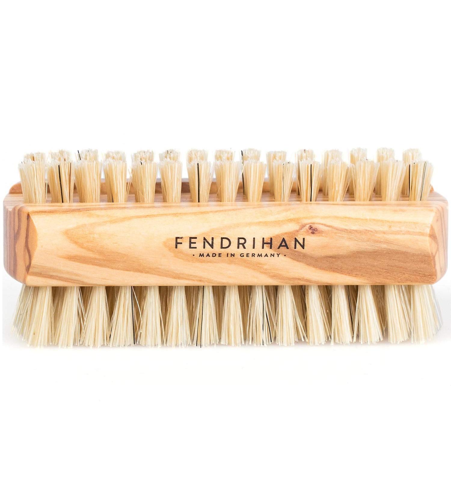 Fendrihan Olivewood Nail Brush with Boar Bristles 3.7 - Made in Germany - Buy Online on GoSupps.com