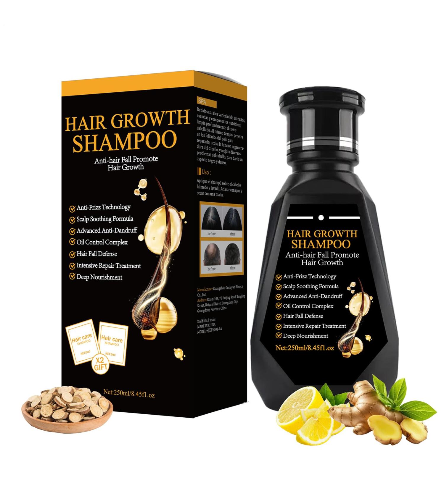 Shampoo for Fine Hair 250 ml Anti-Loss Shampoo Natural Deep Cleansing Conditioning - Boosted Volume - Buy Online on GoSupps.com