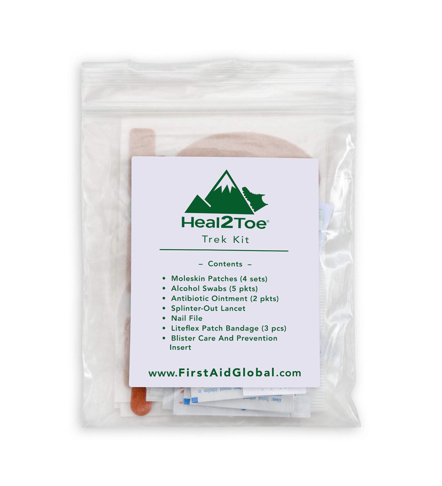 Heal2Toe Hiker's Kit for Foot Sores - Trek Kit | Fast Relief for Foot Sores - Buy Online on GoSupps.com