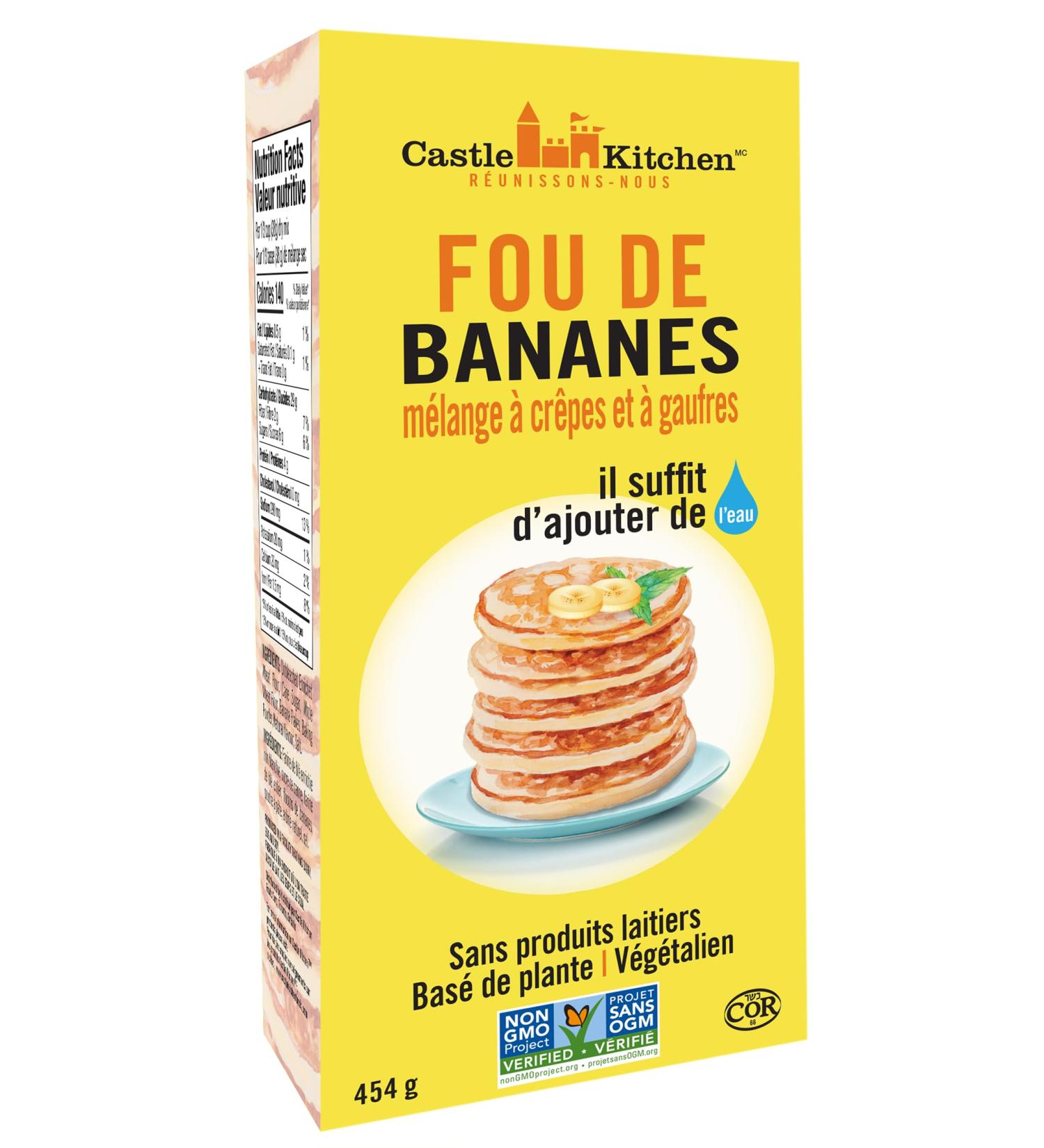 Castle Kitchen Let's Go Banana Pancake & Waffle Mix Let's Go Banana 6 Count