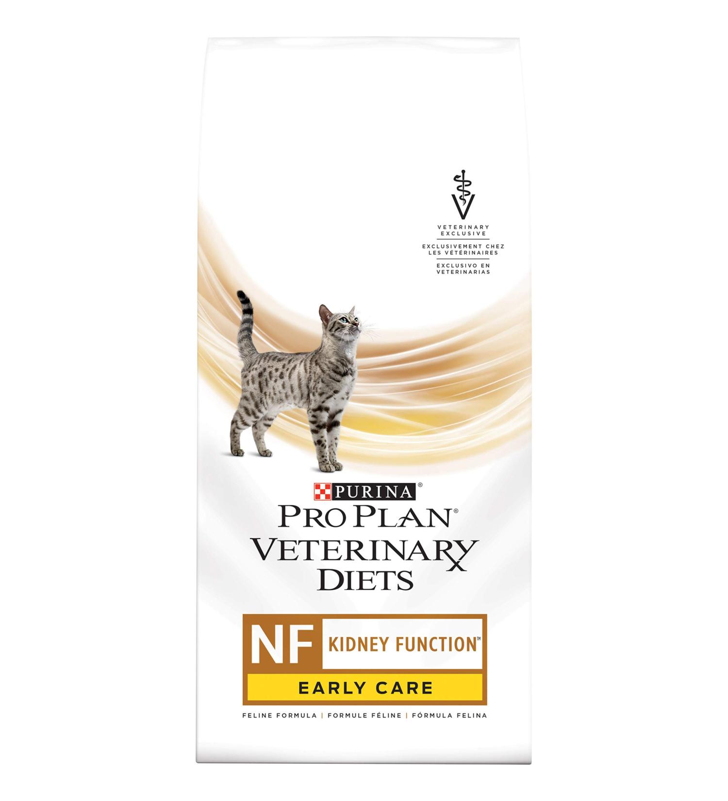 Purina Pro Plan Veterinary Diets NF Kidney Function Early Care Feline Formula Adult Dry Cat Food - 8 lb Bag - Buy Online on GoSupps.com