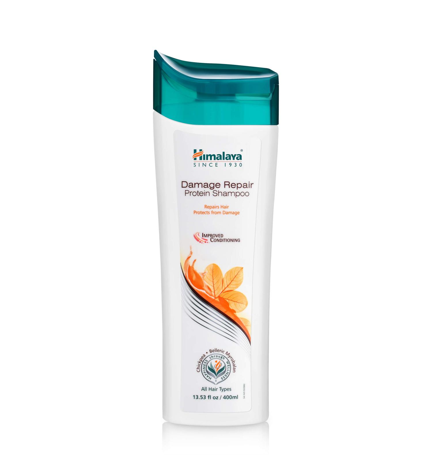 Himalaya Damage Repair Protein Shampoo 13.53 fl oz - Strengthens & Restores Hair - Buy Online on GoSupps.com