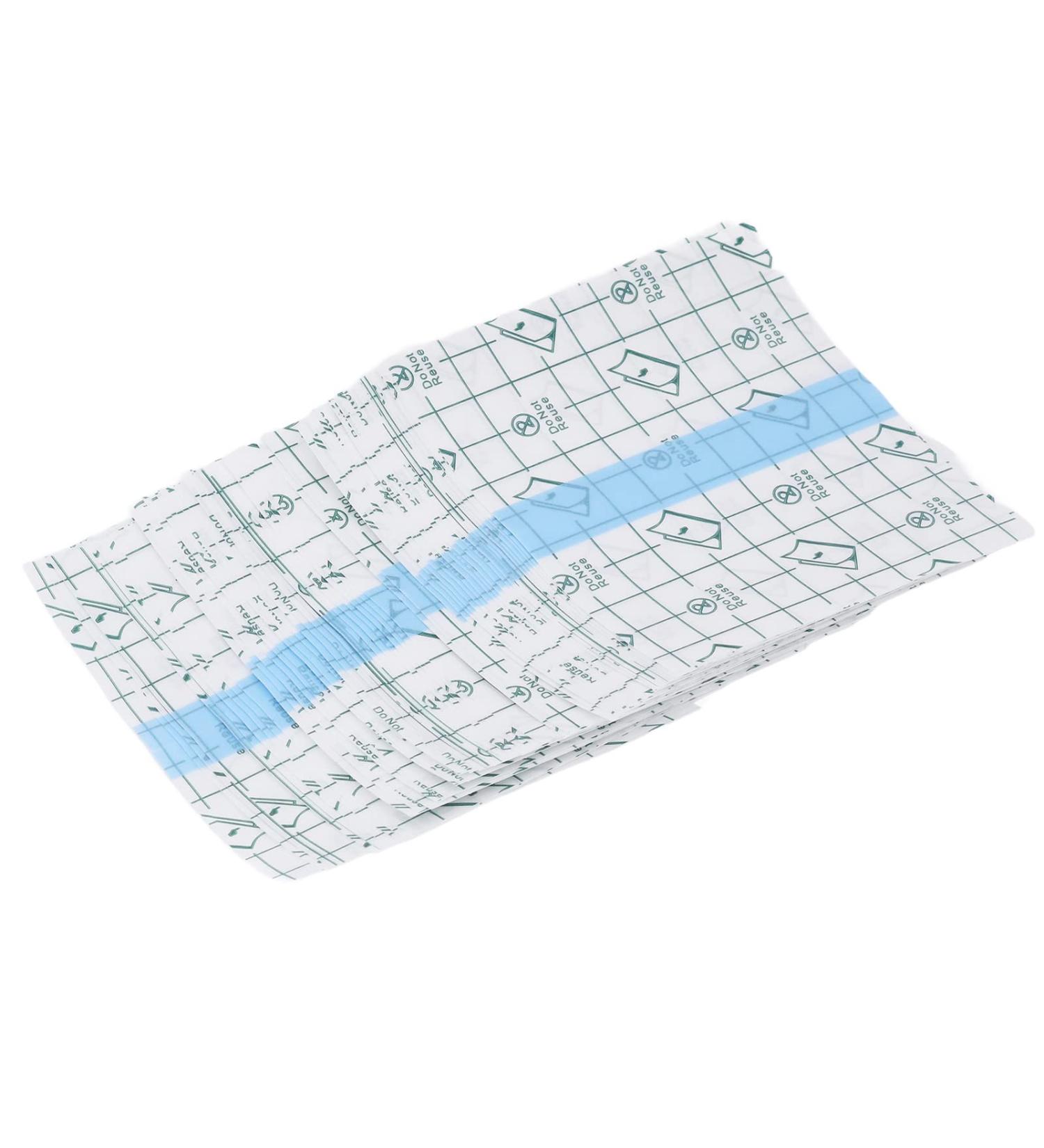 OVAQUIXI Single Use Manual Mixing Palette with Waterproof Makeup Tape for Precise Mixing of Cosmetics 100 Piece PU Film Palette for Makeup EnthusiastsProfessionals - Buy Online on GoSupps.com