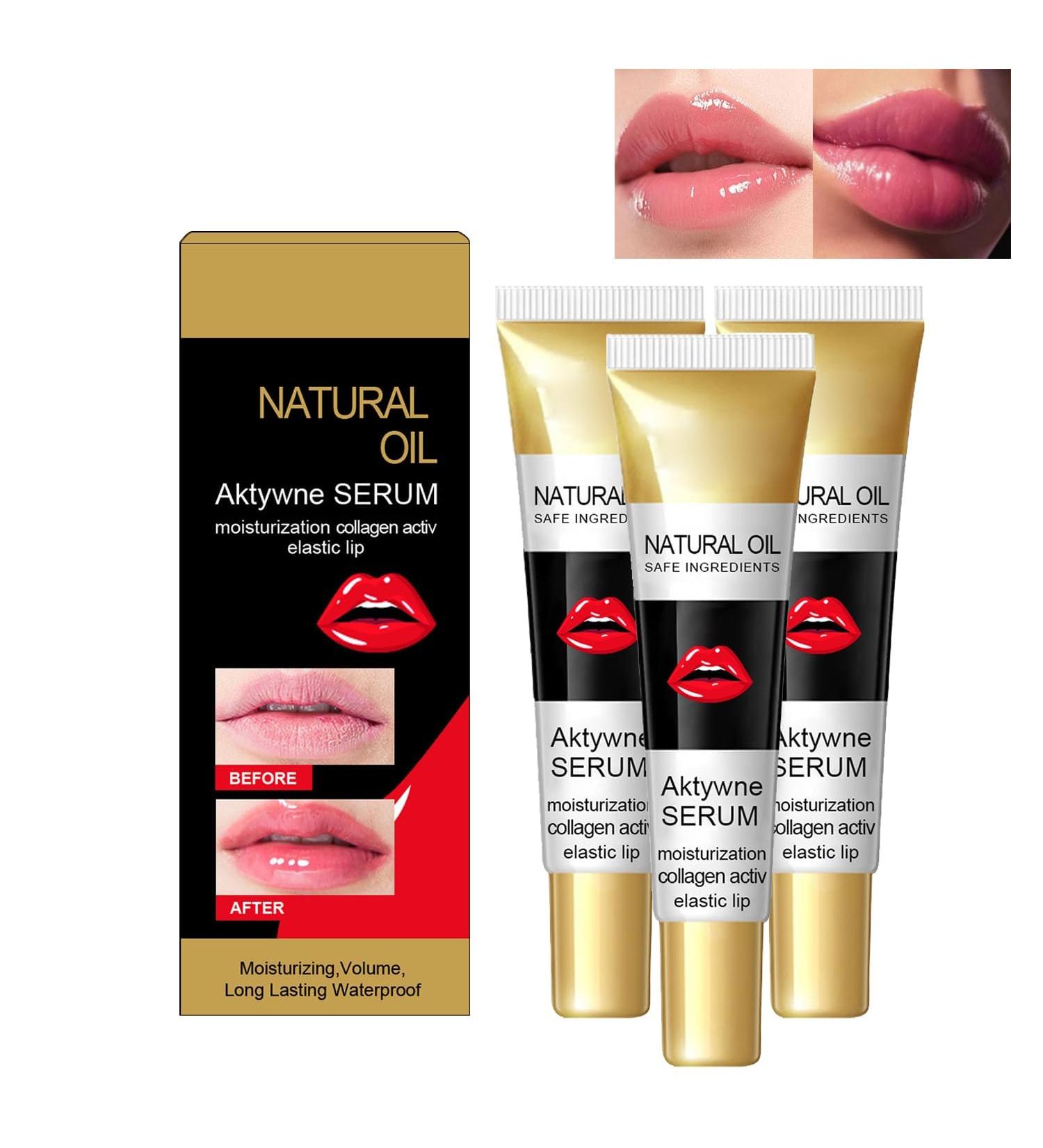EXQST Collagen Elastic Lip Serum Moisturizing Lip Plumper Waterproof Hydrating Long Lasting Lip Plumping Oil Nourish Lip Skin - Buy Online on GoSupps.com