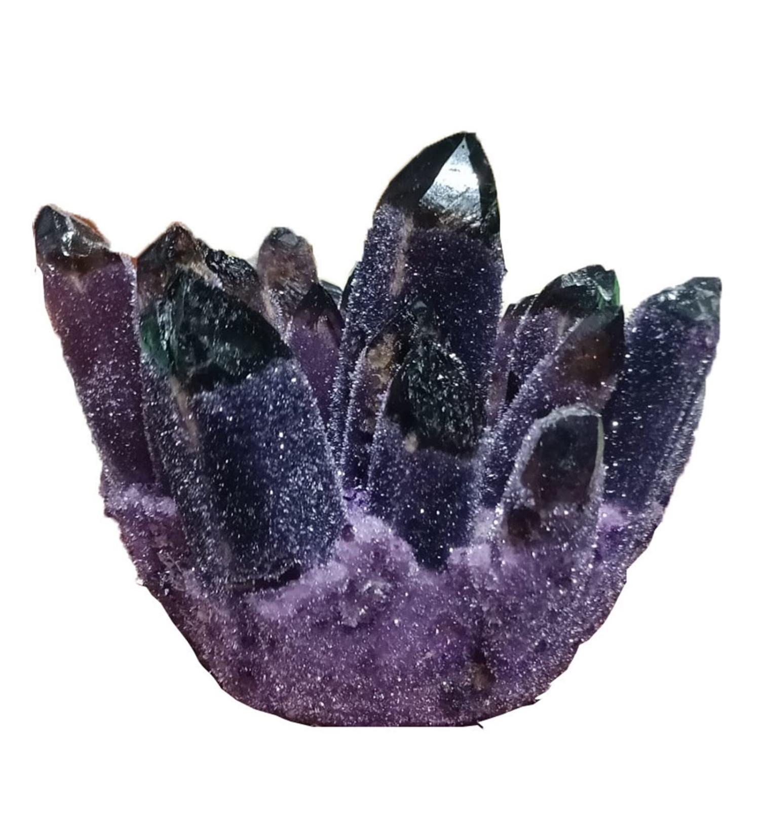 Natural Amethyst Cluster Quartz raw Stones Reiki Quartz for Crystal Minerals Gemstone Decoration Stone Mineral Specimen Purple - Buy Online on GoSupps.com