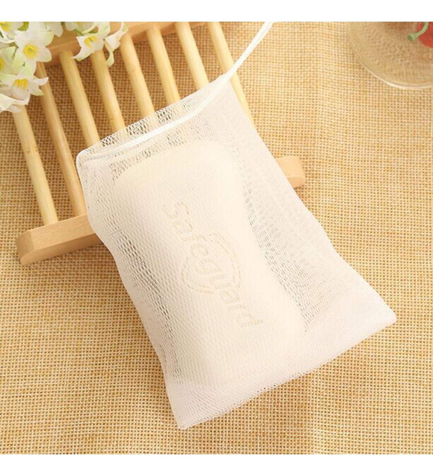 Frcolor 10pcs Double Layer Foam Net Soap Pocket Bags for Body & Facial Cleaning - Premium Bubble Mesh for Effective Skin Treatment - Buy Online on GoSupps.com