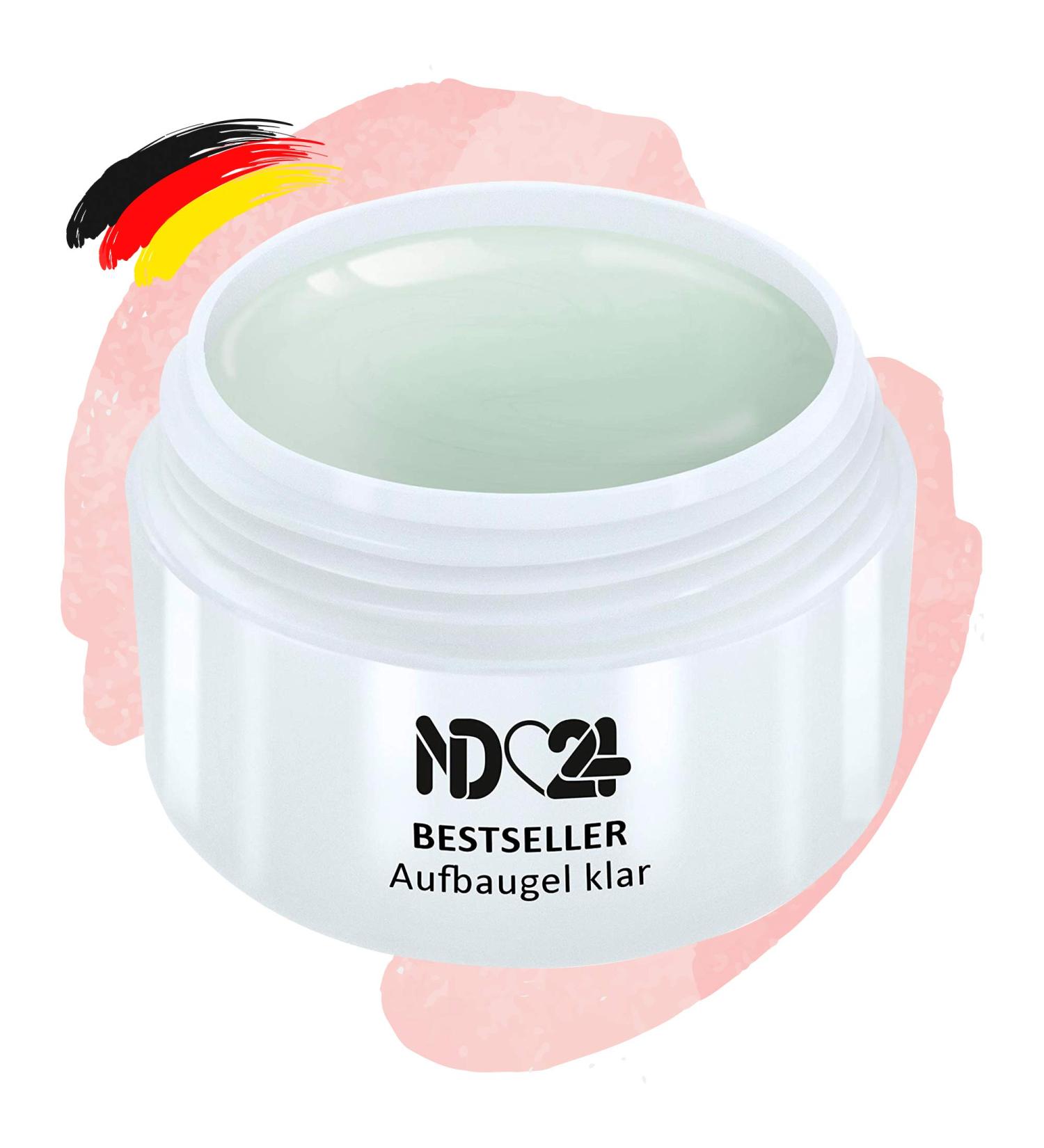 Builder Gel Clear Thick Viscosity - Premium UV Nail Gel 30ml | Made in Germany - Global Shipping - Buy Online on GoSupps.com