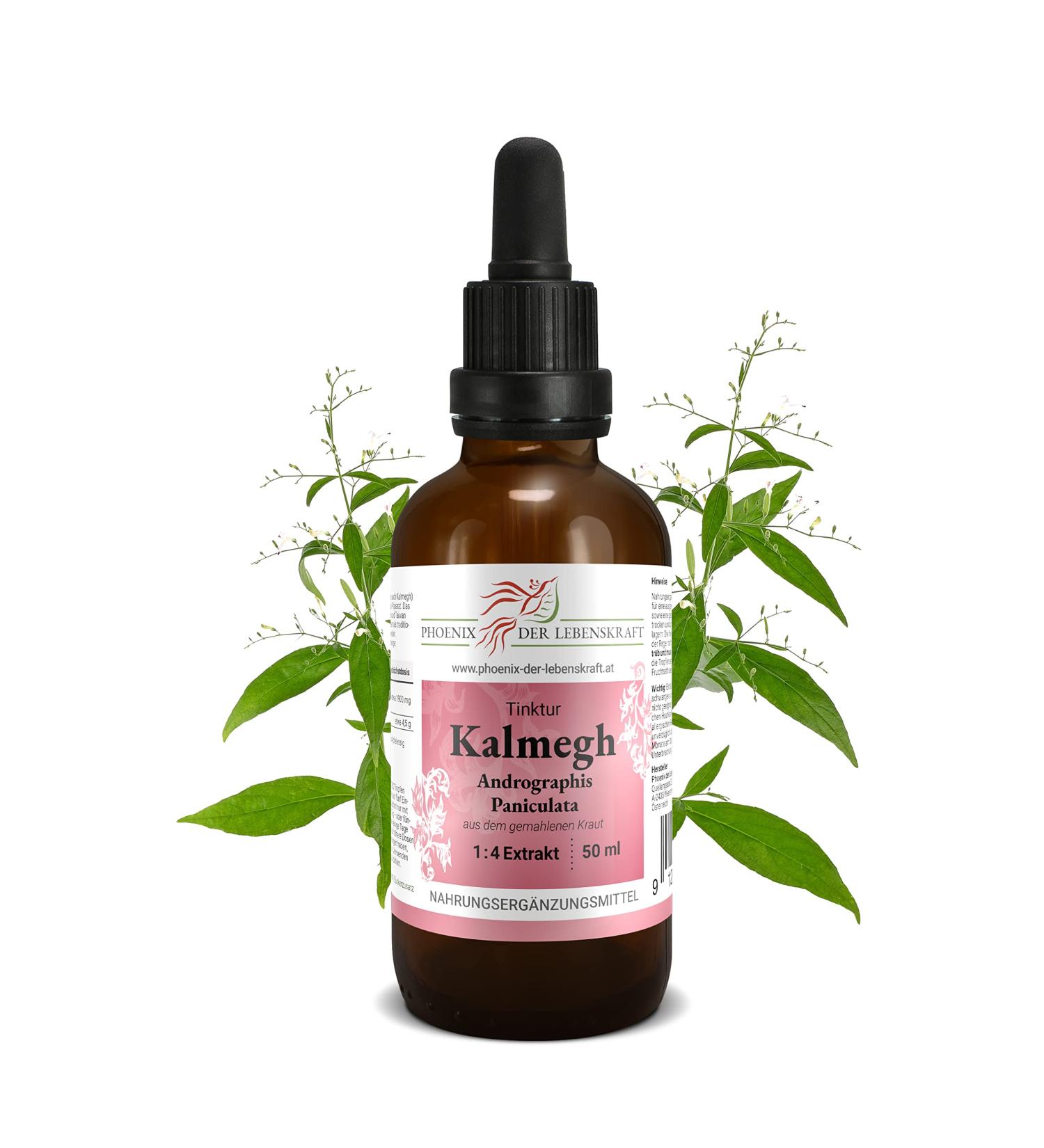Kalmegh Tincture 50ml | Premium Andrographis Paniculata Extract | Vegan Nutritional Supplement | Made in Austria - Buy Online on GoSupps.com