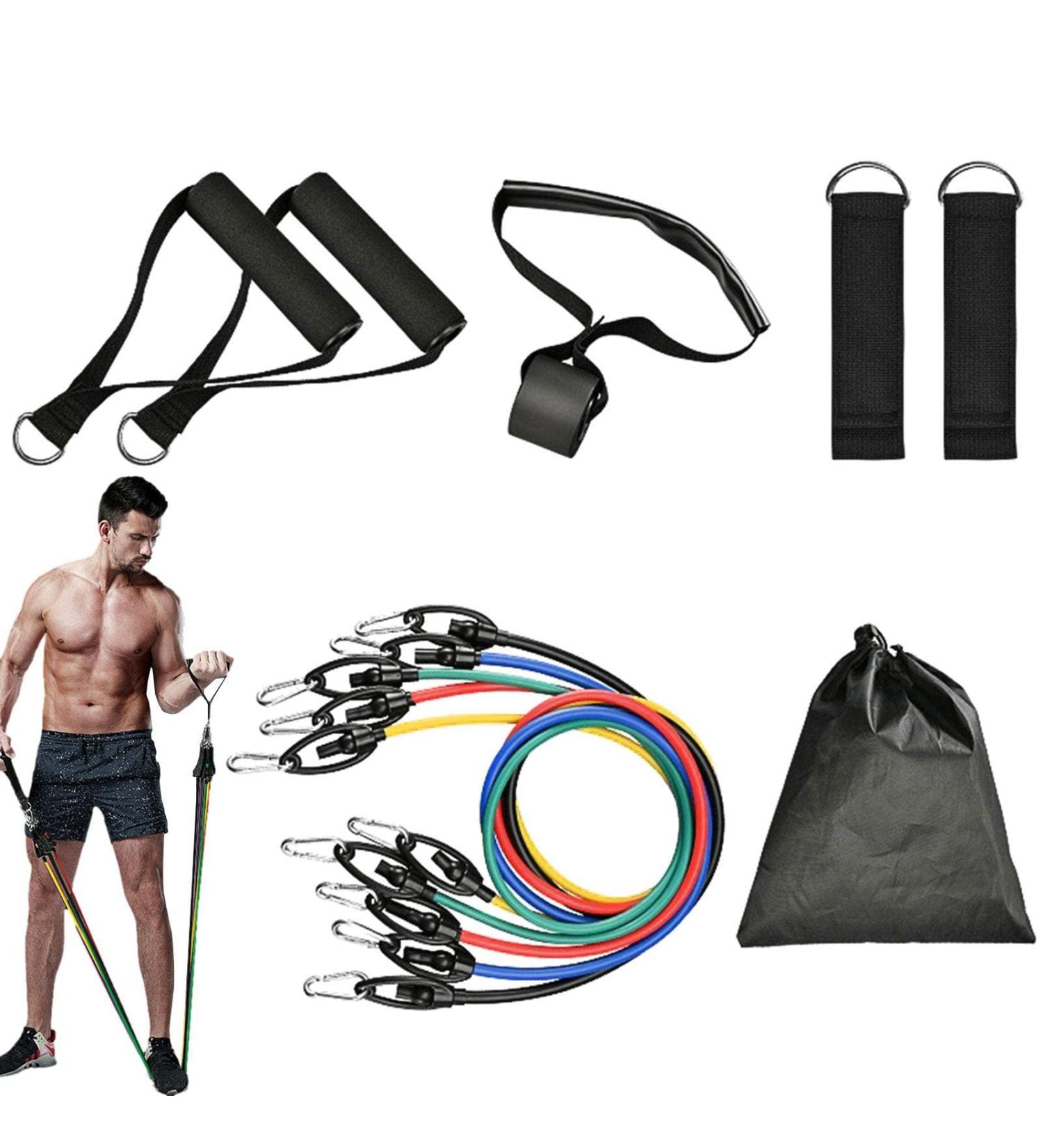 Youding Stretch Bands - Comfortable Elastic Exercise Rope for Strength Training & Muscle Development - Buy Online on GoSupps.com