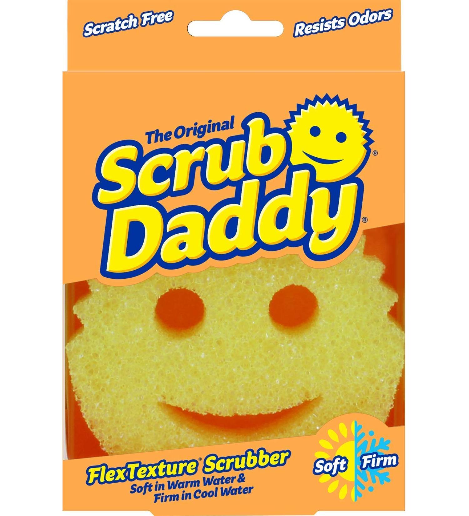 Scrub Daddy Original FlexTexture Scrubbing Sponge - Yellow - 1 Count - Buy Online on GoSupps.com