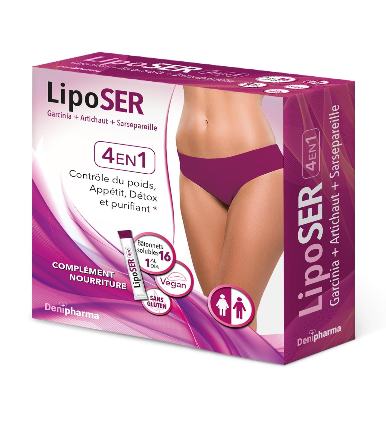 Liposer - 16 Sticks - Weight Management and Fat Metabolism - Dietary Supplement with Detox Effect - For Men and Women - 16 Days Use - Buy Online on GoSupps.com