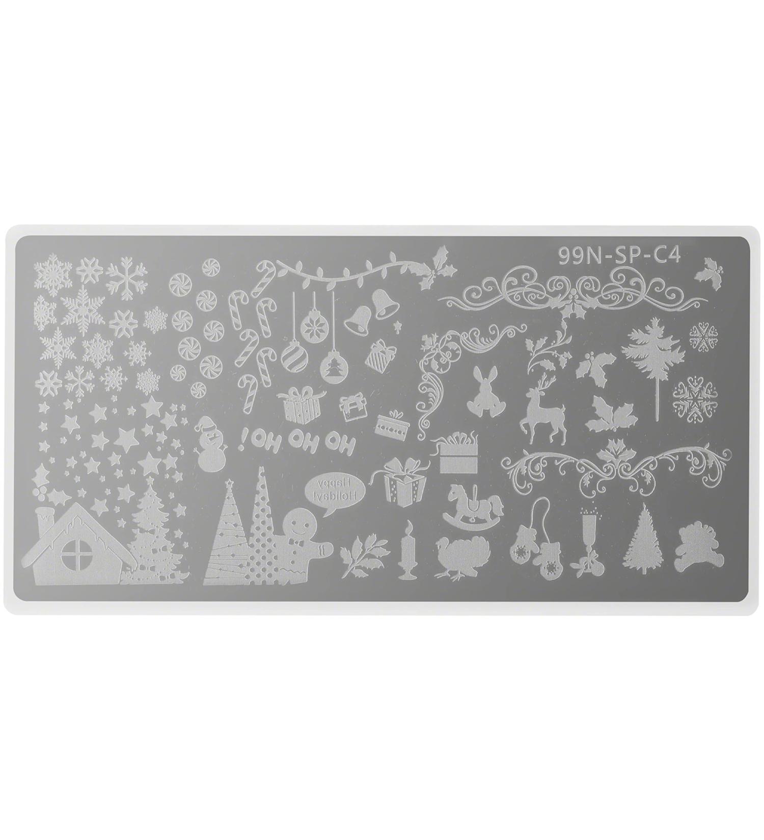 99nails Stamping Plate Special - Merry Christmas | Festive Nail Art for International Shipping - Buy Online on GoSupps.com
