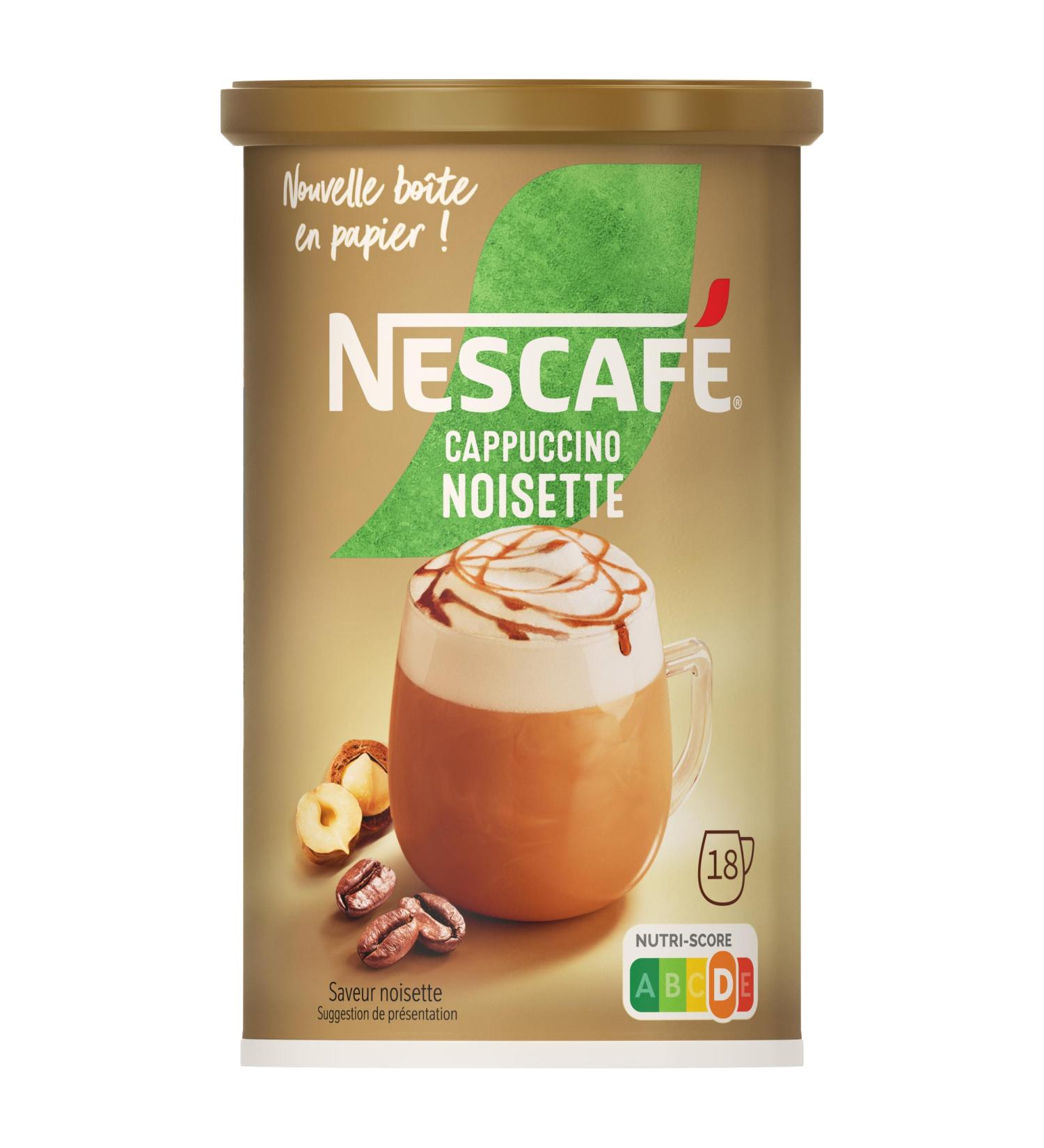 Nescaf Cappuccino Hazelnut Instant Coffee Box of 270g