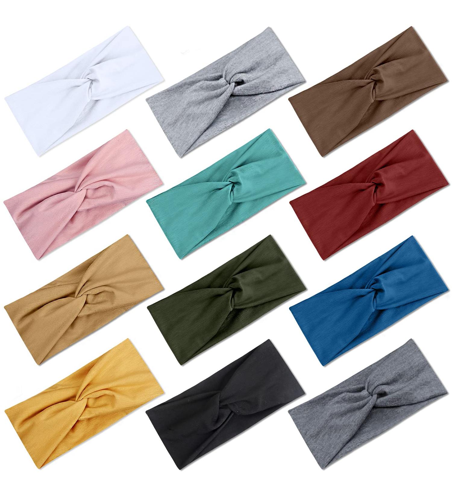 AKTVSHOW Women's Wide Headbands - 12PCS Fashion Hair Accessories Set - Buy Online on GoSupps.com