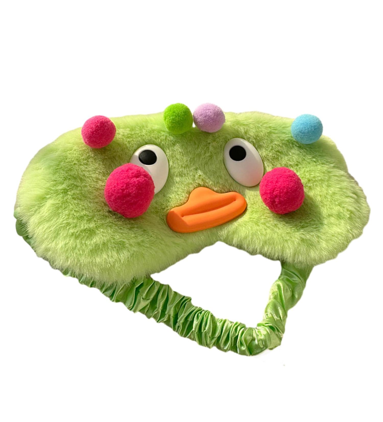HIOPOIUYT Soft And Comfortable Eye Shade With Lovely Pattern Comfortable Support For Eyes Light Green - Buy Online on GoSupps.com