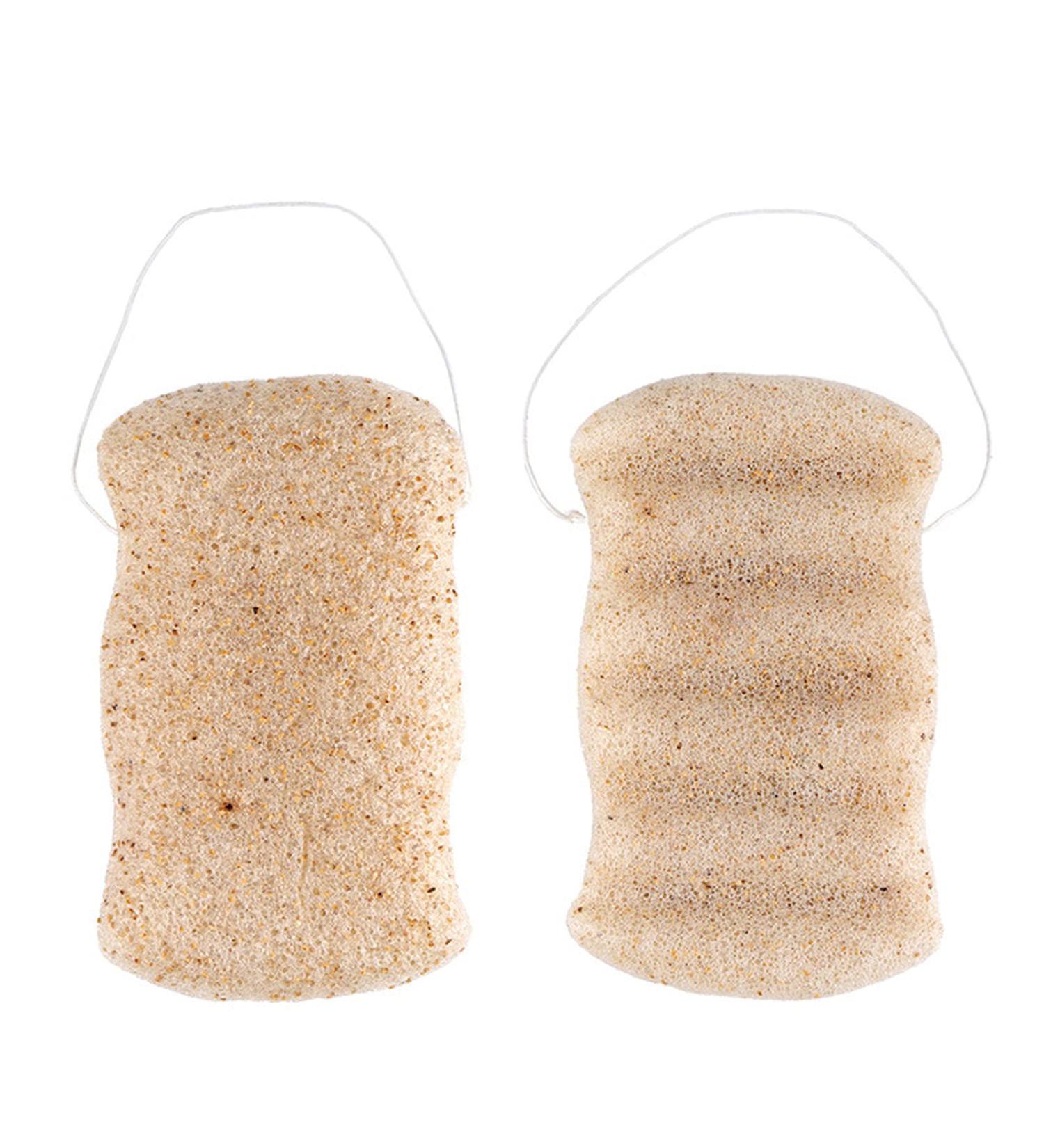 Wave Walnut Cleansing Konjac Cotton Powder | Long Face & Body Wash for Women | Blue | Personal Skin Care - Buy Online on GoSupps.com