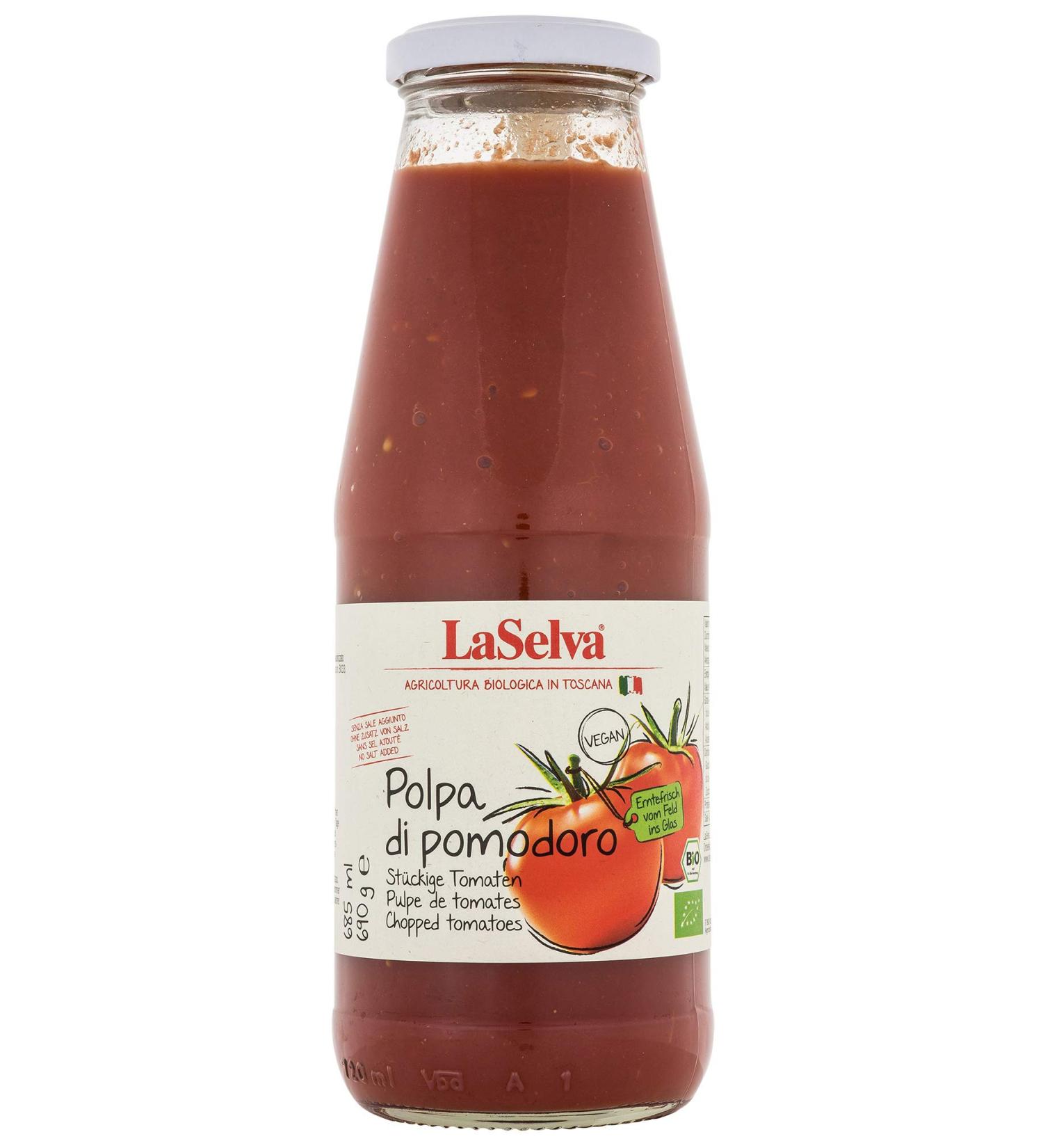La Selva Bio Polpa di pomodoro - chopped tomatoes (1 x 690 gr)