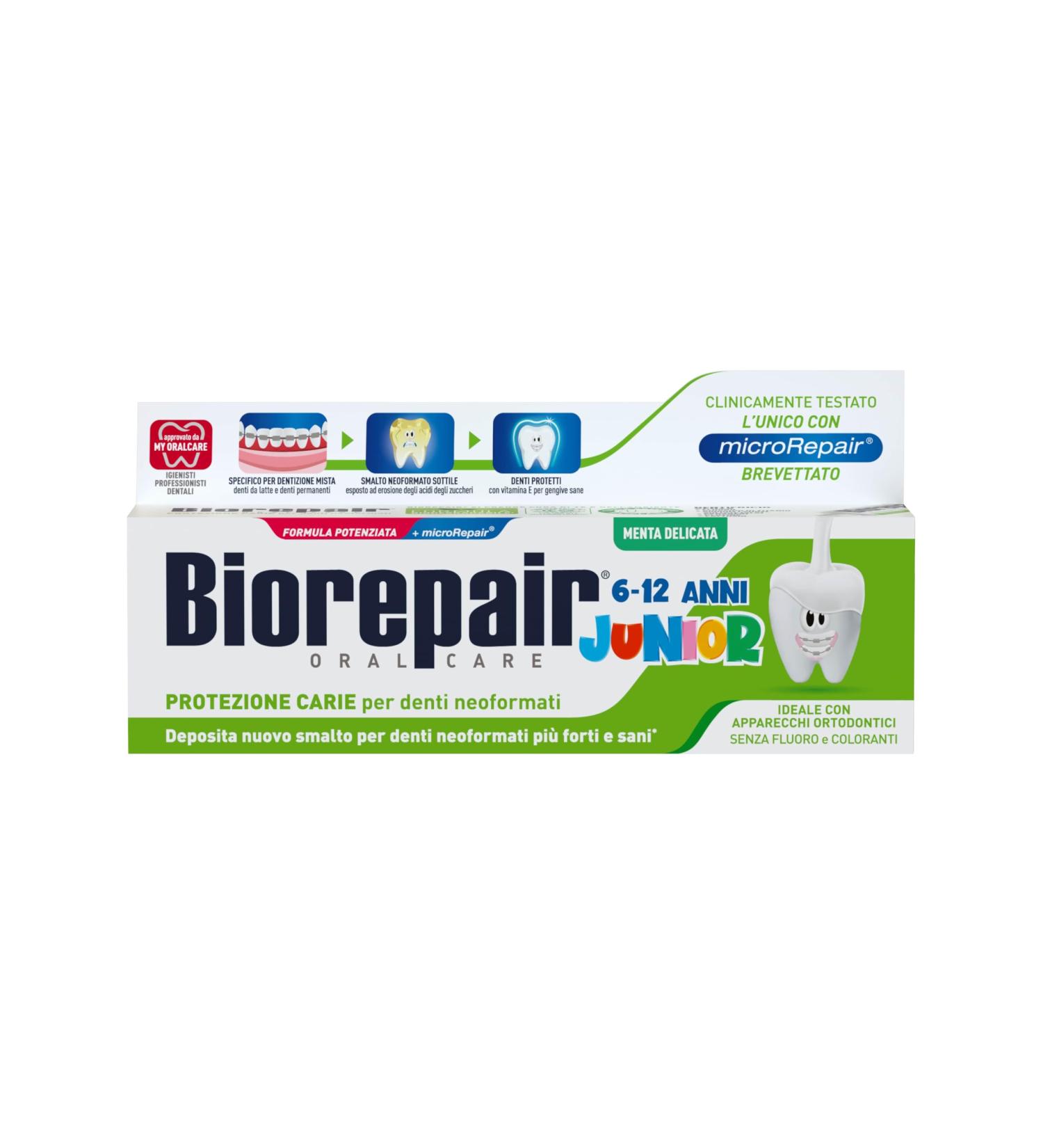 Biorepair Biorepair Junior 6-12 75ml x12