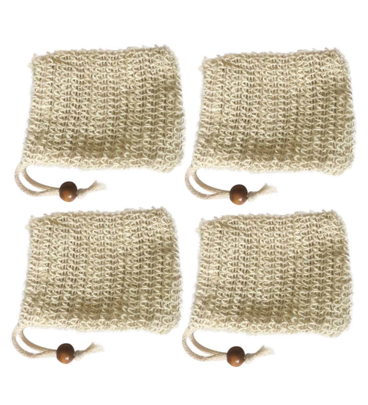 Beavorty 4pcs Face Washing Bag Soap Storage Bag Facial Net Foaming Net Soap Holder Bubble Maker Bag - Buy Online on GoSupps.com