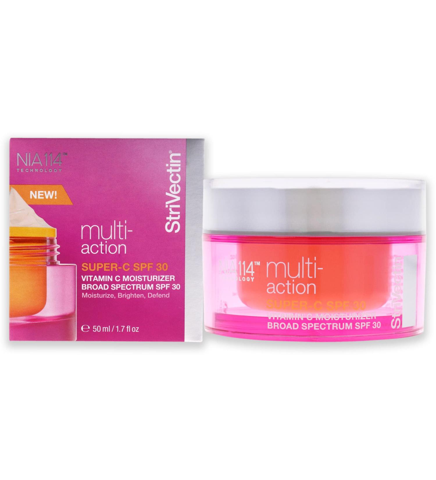 StriVectin Super C Creams and Serums | Brightening, Correcting Dark Spots, and Improving Skin Tone | SPF 30 Vitamin C Moisturizer | 1.7 oz - Buy Online on GoSupps.com