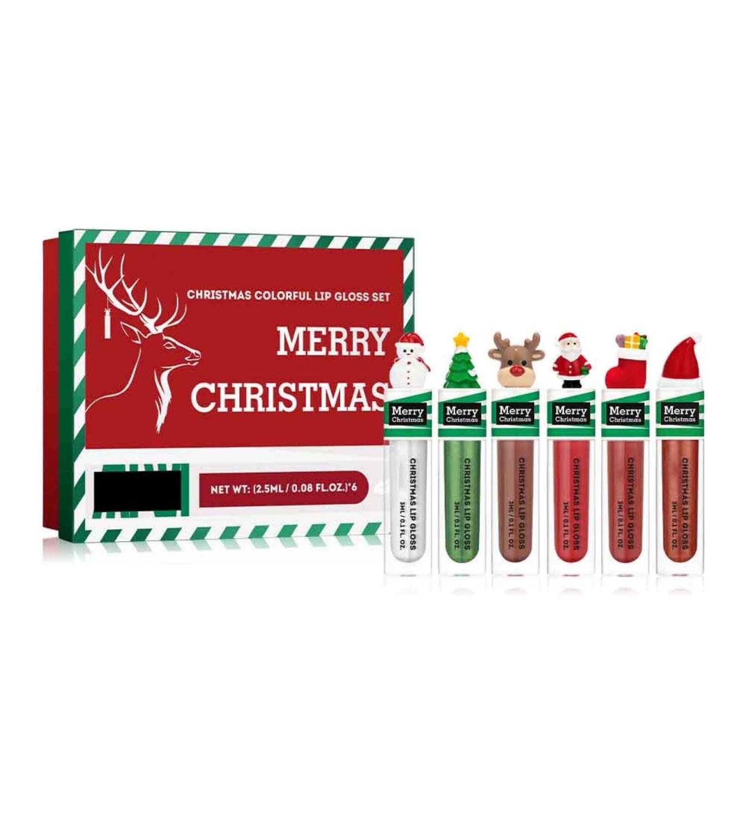 Christmas Lipstick Set Christmas Lip Makeup Kit Christmas Lip Gloss Set Lip Stain Set For Women Christmas Moisturizing Lip Gloss - Buy Online on GoSupps.com