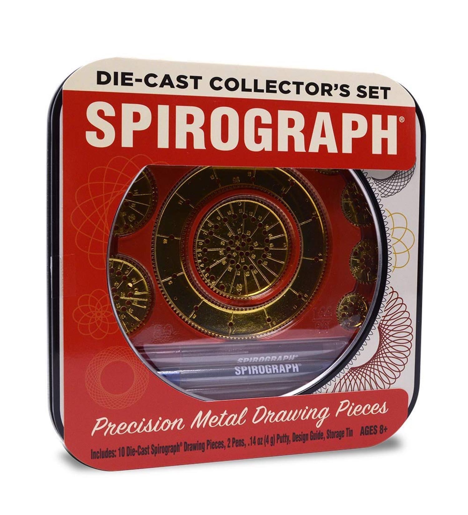 Spirograph Die-cast Collector's Set - 14 Piece Multi Design Kit (1021RZ) - Buy Online on GoSupps.com