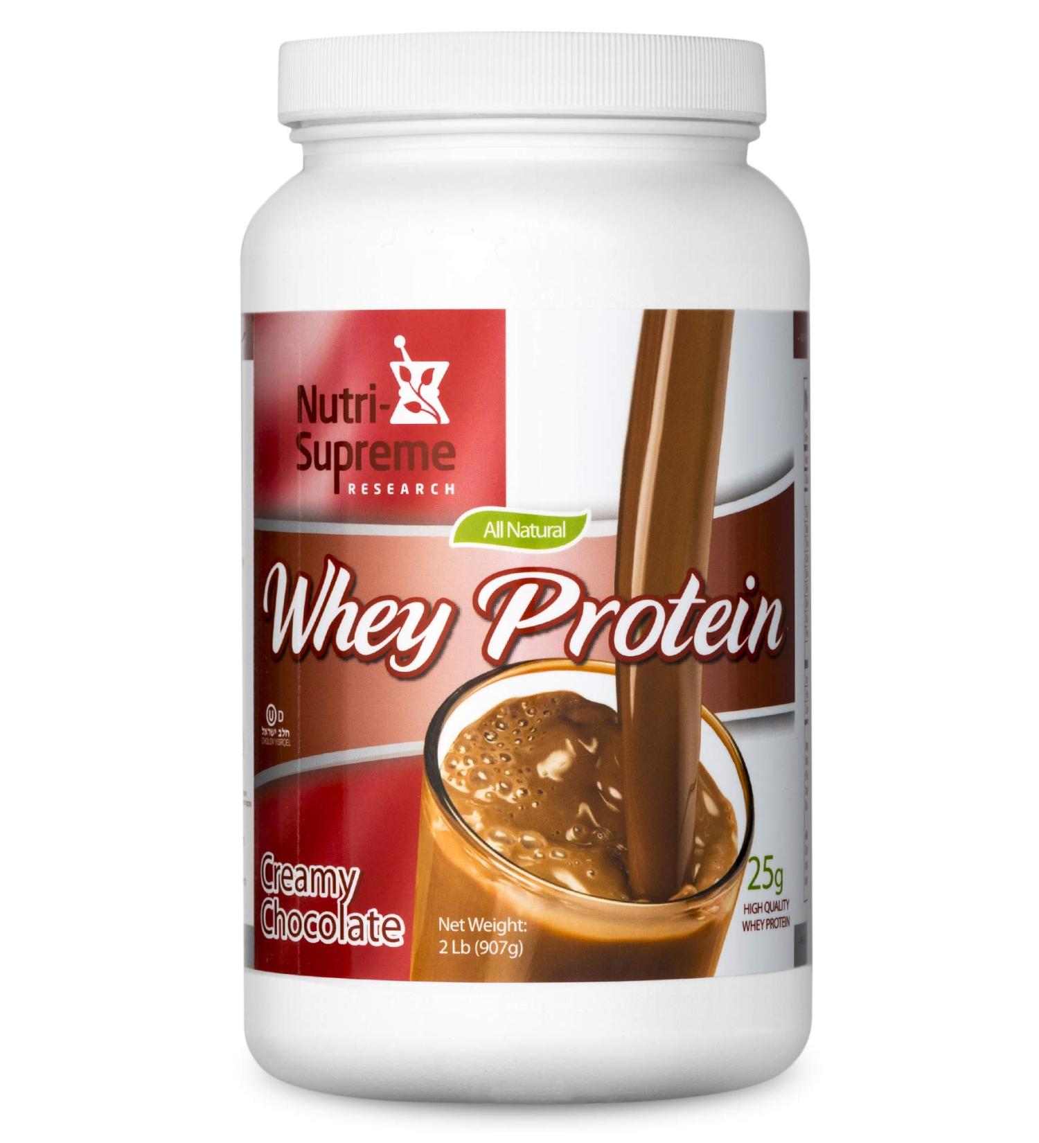 Whey Protein Powder Dairy Cholov Yisroel - Creamy Chocolate 2lbs | Premium Quality International Shipping - Buy Online on GoSupps.com
