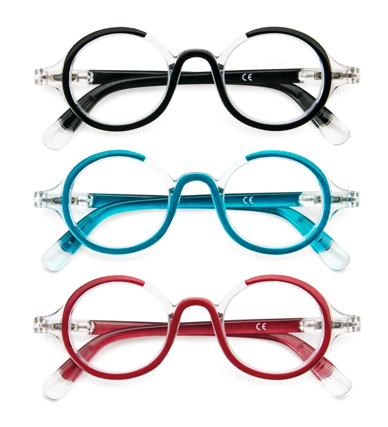 KoKoBin 2 Pack Butterfly Reading Glasses for Women - Stylish Blue Light Blocking Glasses Comfortable for Computer Use | Pack of 3 | 3.5x Magnification - Buy Online on GoSupps.com