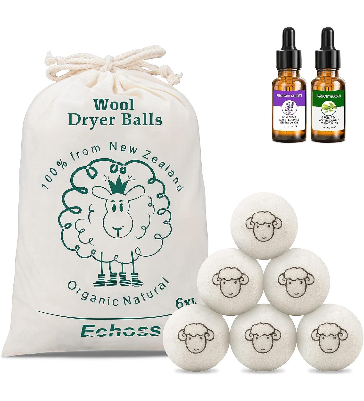 Drying Ball for Dryer Reusable Anti-Wrinkle Dryer Scented Balls Reduces Drying Time Natural Fresh Scent Laundry Stain Remo - Buy Online on GoSupps.com