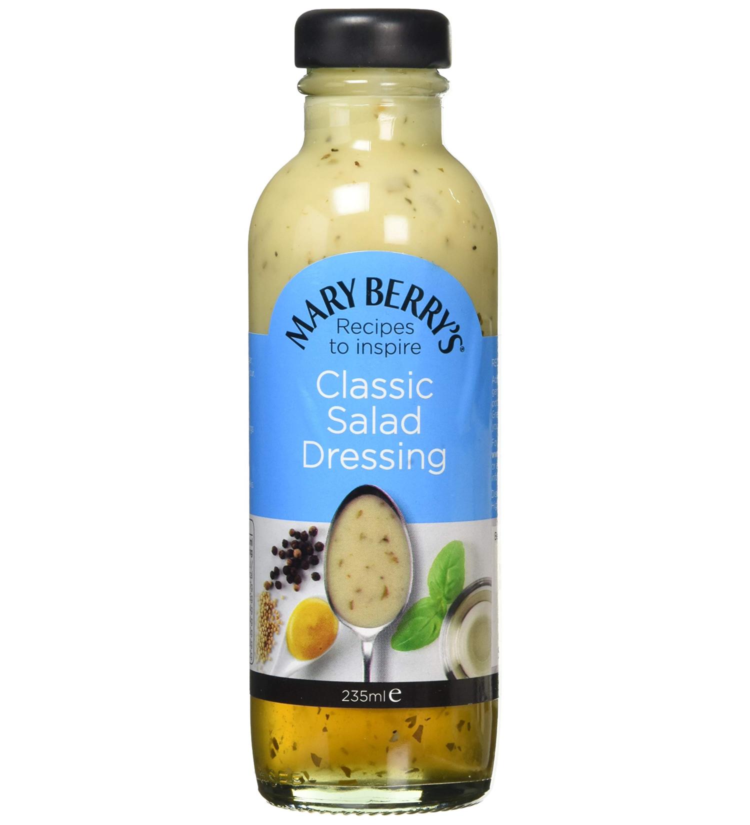 Mary Berry's Classic Salad Dressing - Vegan & Vegetarian Friendly - No Artificial Flavourings - 235ml - Buy Online on GoSupps.com