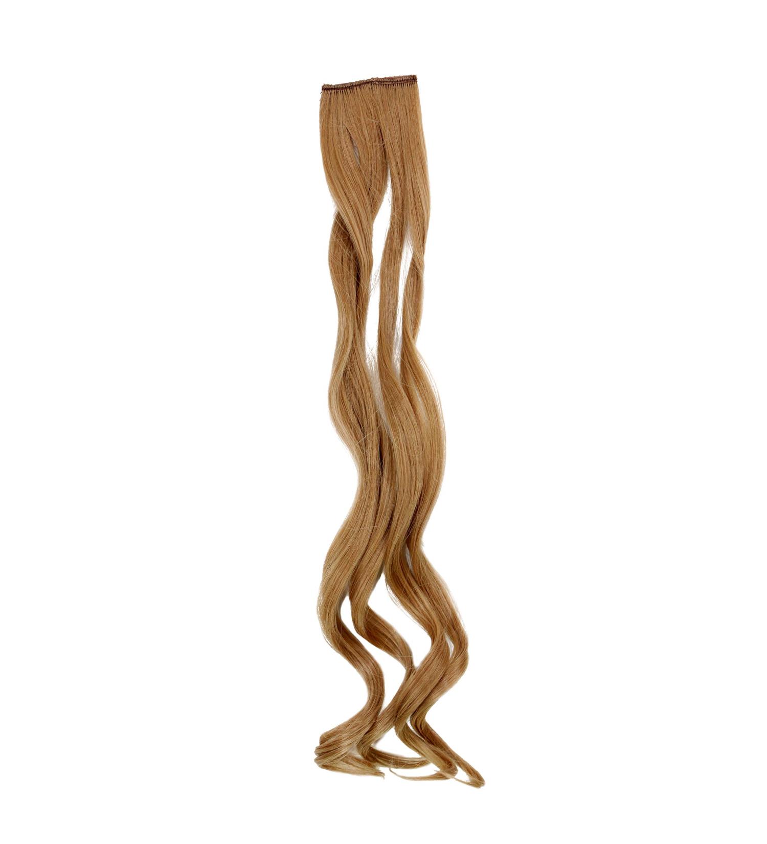 Wig Me Up-Width Extension with 2 clips strand of hair extension hair part Highlight Wellig 63cm / 25inch Blond YZF-P2C25-18 Blond (18)