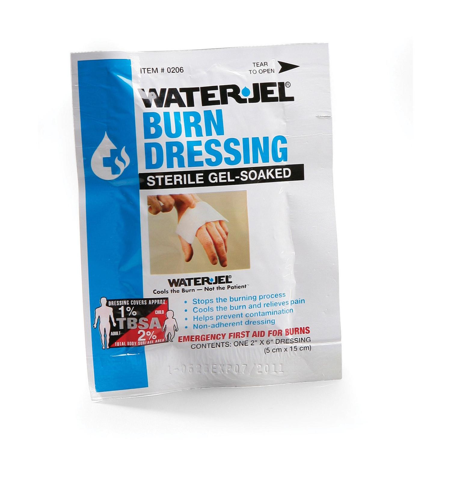 Water-Jel Sterile Burn Dressings, 2" x 6"