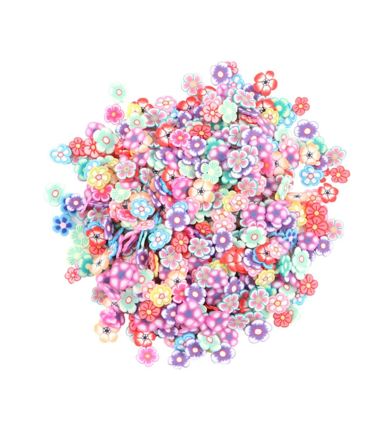 Housoutil 1000pcs Nail Decorations for Nail Art Nail Beauty Accessories Polymer Clay Bead Nail Art Decoration Decked Fruit Decor Fruit Slices Butterfly Clay Slices medium As Shown - Buy Online on GoSupps.com