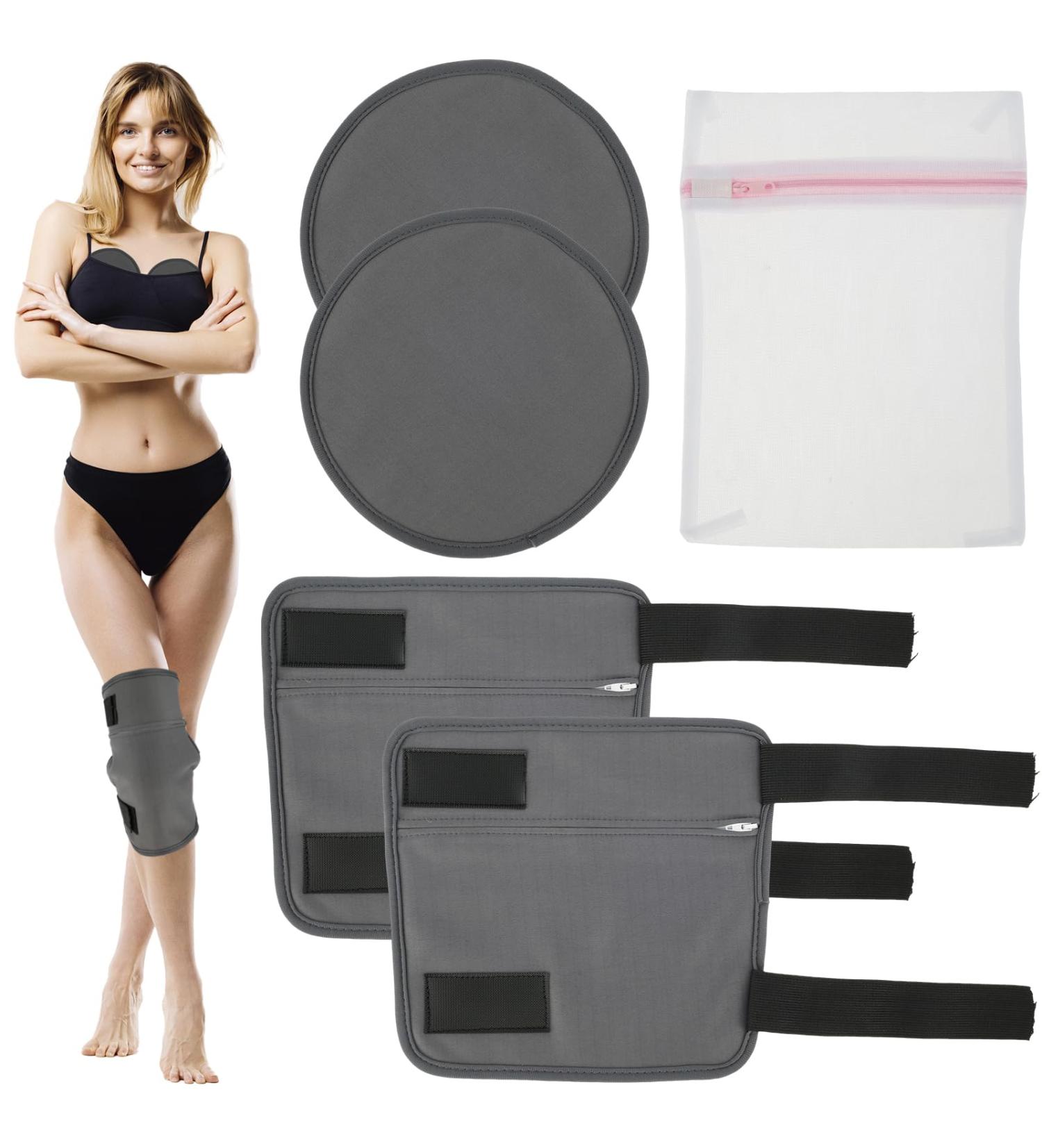 5 Pack Oil Wrap Pack for Knee Oil Liver Wrap Pack Kit Oil Wrap Organic Cotton Flannel Reusable Oil Compress Wrap Pad for Liver Detox Inflammation - Buy Online on GoSupps.com