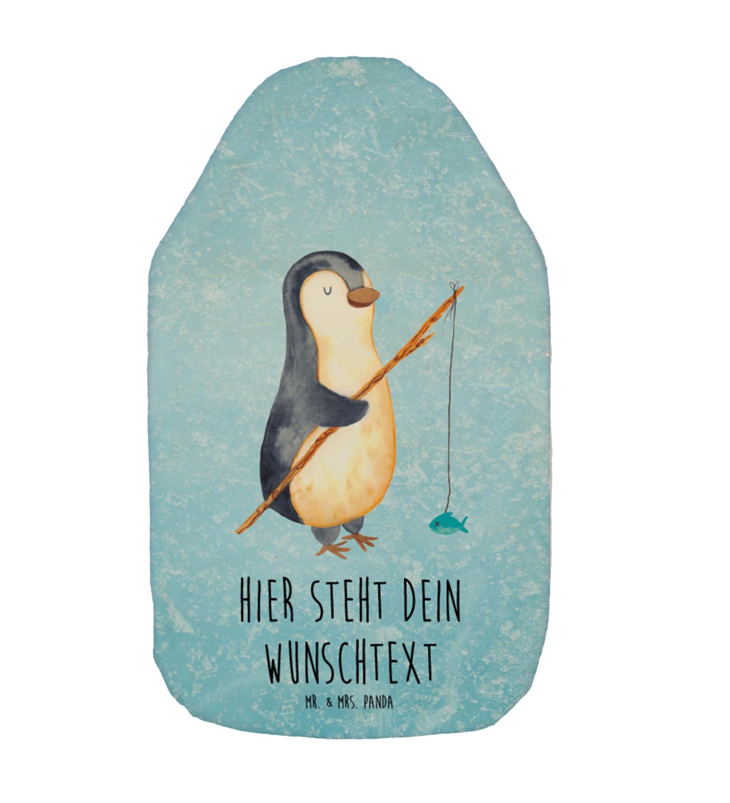 Personalized Penguin Angler Heat Bottle Cover | Mr. & Mrs. Panda | Unique Gifts with Custom Names & Dreamy Grain Pillows - Buy Online on GoSupps.com