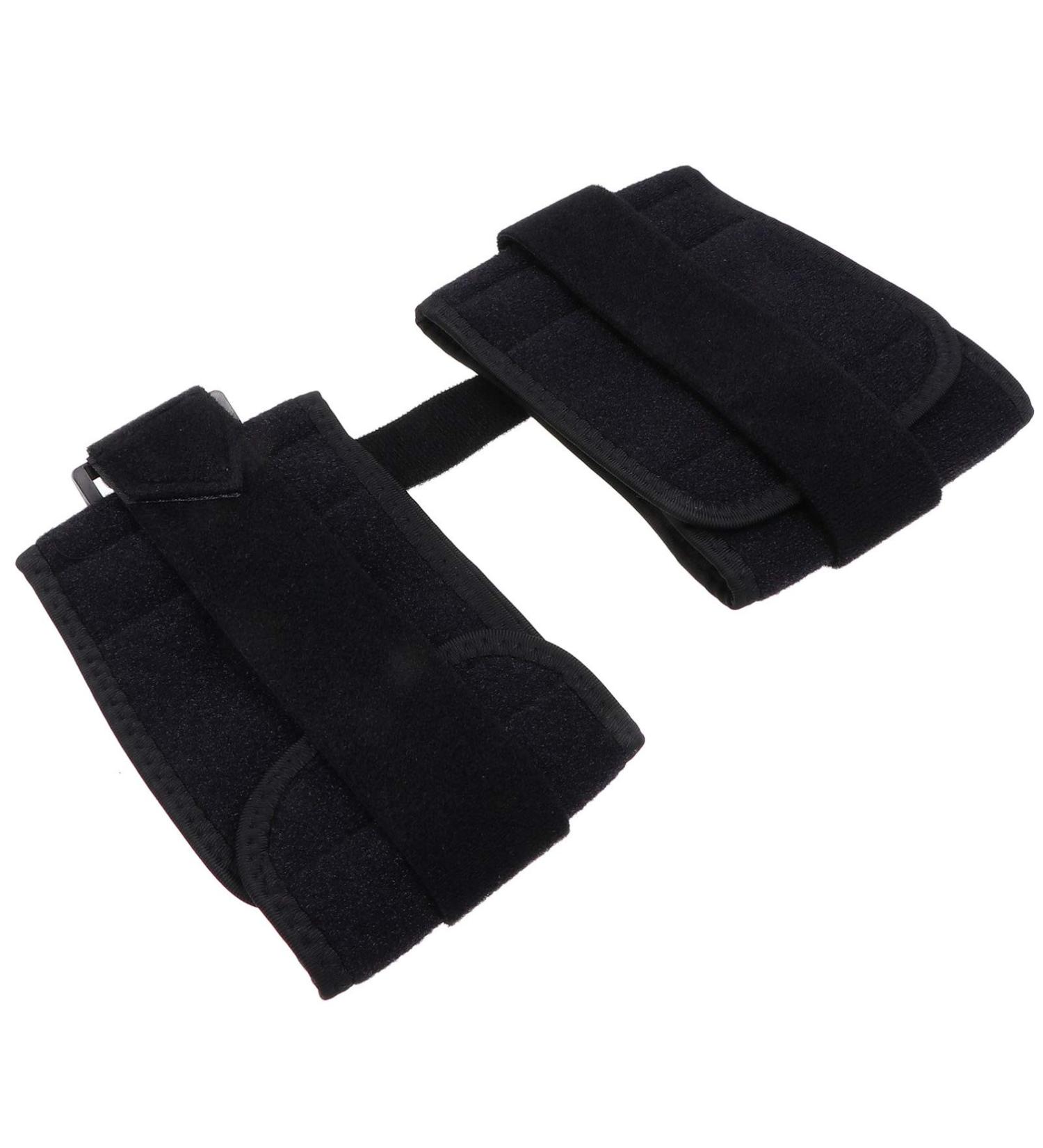 Buy Healifty Foot Drop Corrector Wrap - Elastic Splint Support for Running & Football - Cotton Sleeve Protector (Black 25x15cm) | International Shipping - Buy Online on GoSupps.com