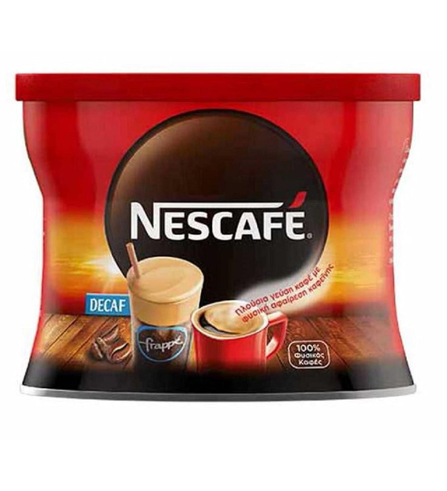 Greek Nescafe Classic Decaf Instant Frappe Coffee 100 gr - Buy Online on GoSupps.com