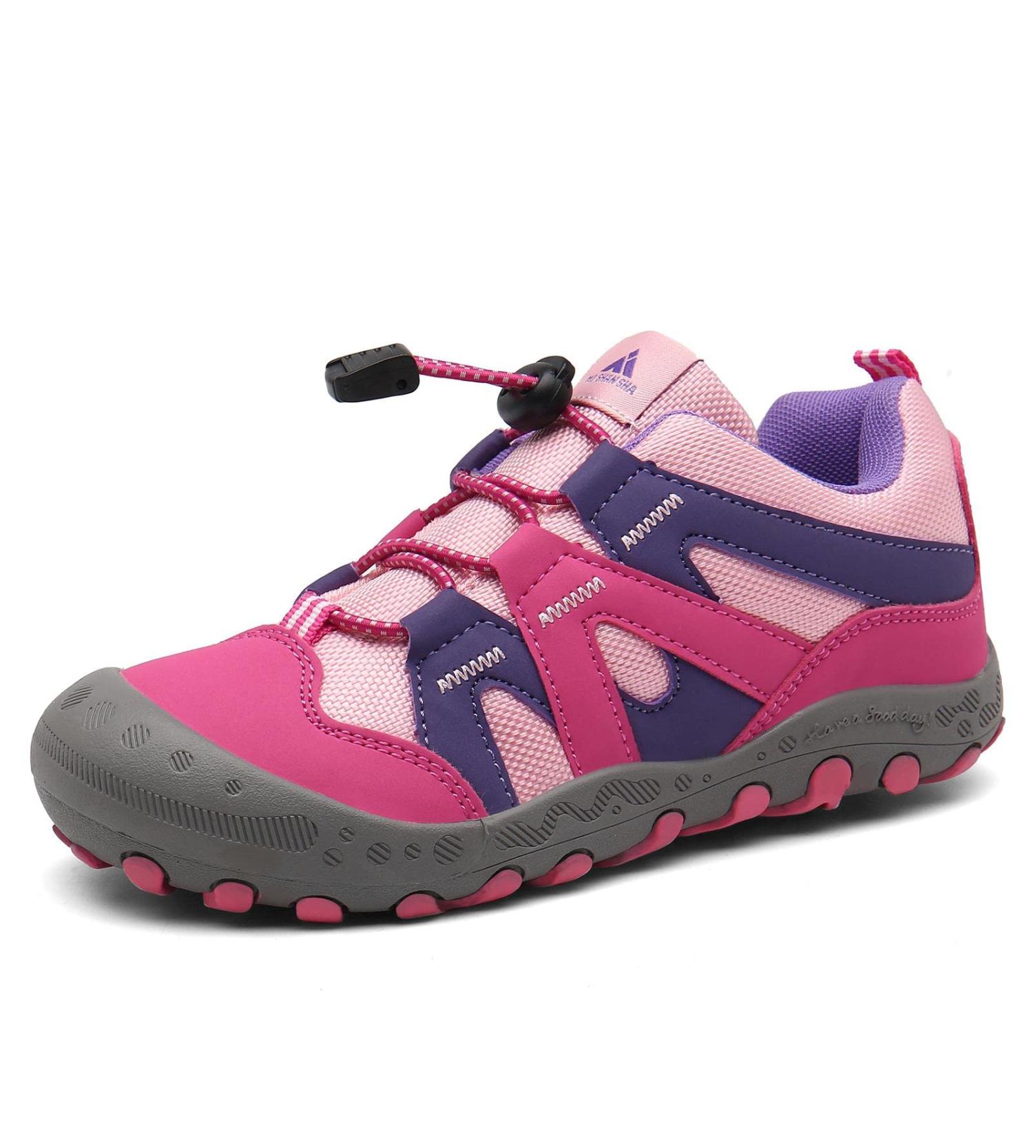 Mishansha Kids Trekking Shoes 13 Little Kid Red - Breathable Lightweight Outdoor Sneakers for Boys and Girls - Buy Online on GoSupps.com