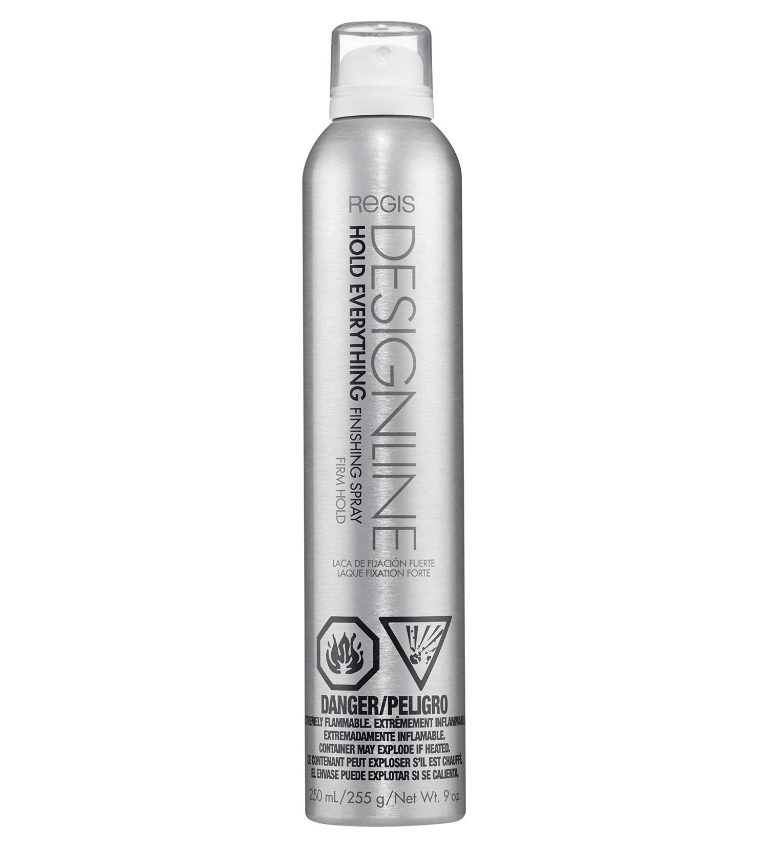 Hold Everything Spray 9 oz - Regis DESIGNLINE - Extra Strong Finishing Hair Spray with Firm Hold