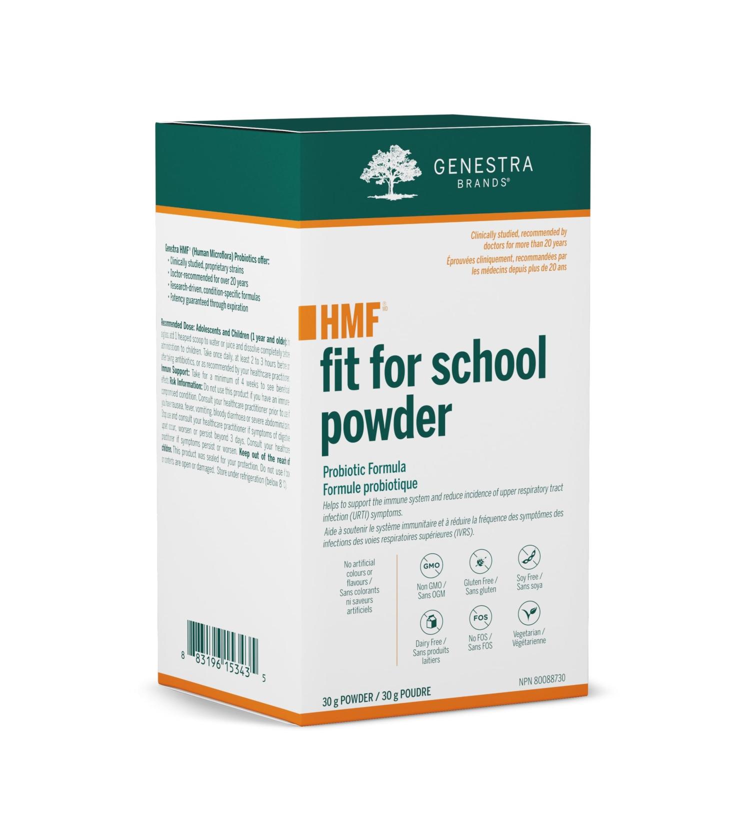 Genestra Brands - HMF Fit For School Powder - Children s Immune Support Formula* - 30 Grams Powder - Buy Online on GoSupps.com