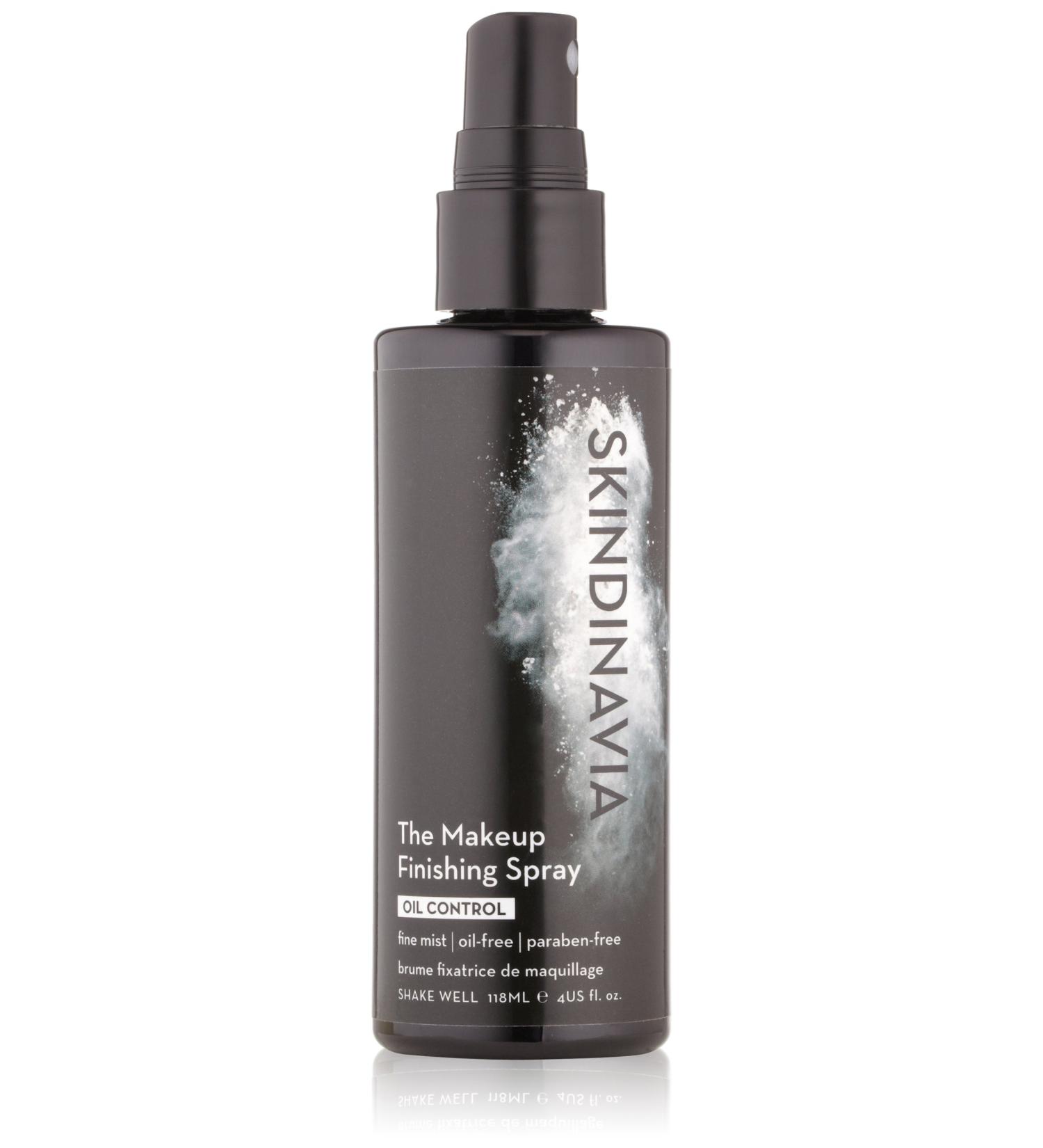 Skindinavia Makeup Oil Control Finishing Spray 4 Fl Oz - Paraben-Free, Oil-Free, Heat-Resistant, Waterproof, Long-Lasting Beauty Skin Care Mist - Buy Online on GoSupps.com