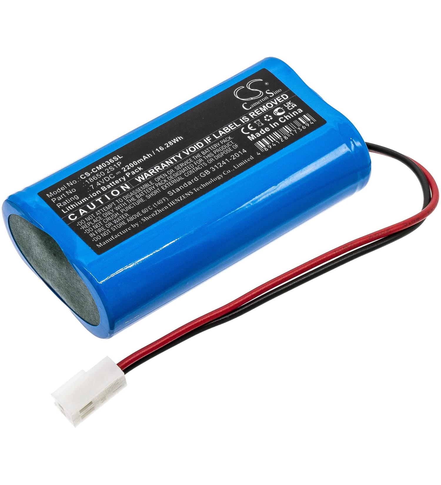 2200mAh Replacement Battery for Neptolux N89 | Model 175-8002 & 175-1196C (7.4V) - International Shipping Available - Buy Online on GoSupps.com