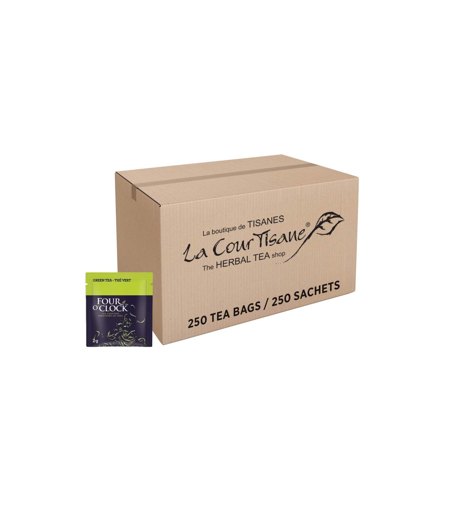 Four O'Clock Green Tea Non-GMO Kosher Gluten-Free 250 Count 971g - Buy Online on GoSupps.com